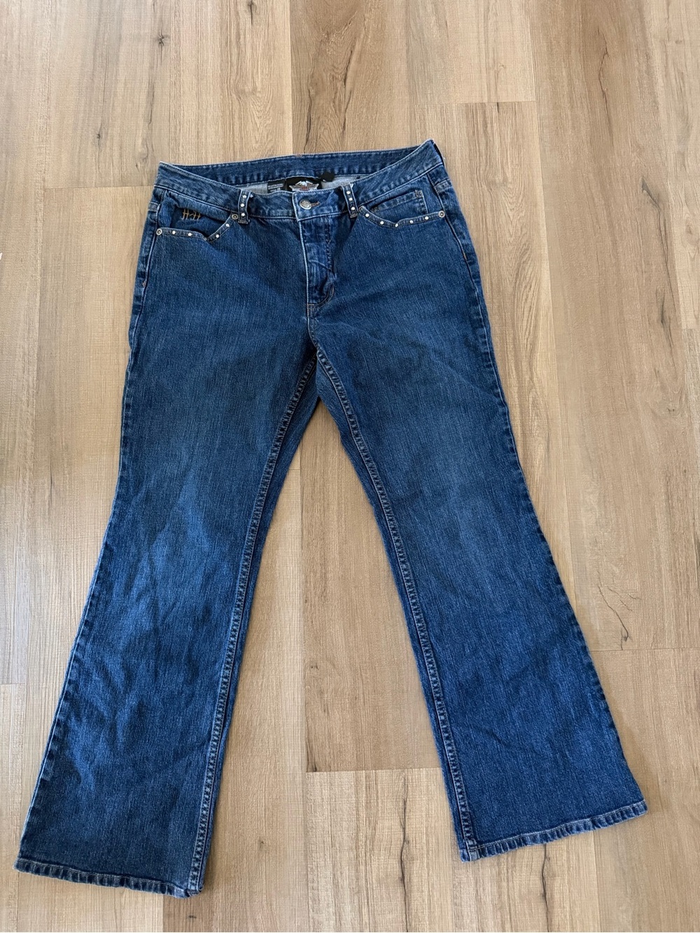 Harley Davidson Classic Dark Blue Women's Jeans - Comfortable Everyday Fit